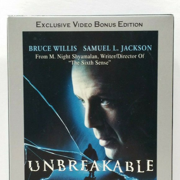 Unbreakable (VHS, 2001, Bonus Edition) 4724E1M - Picture 2 of 10